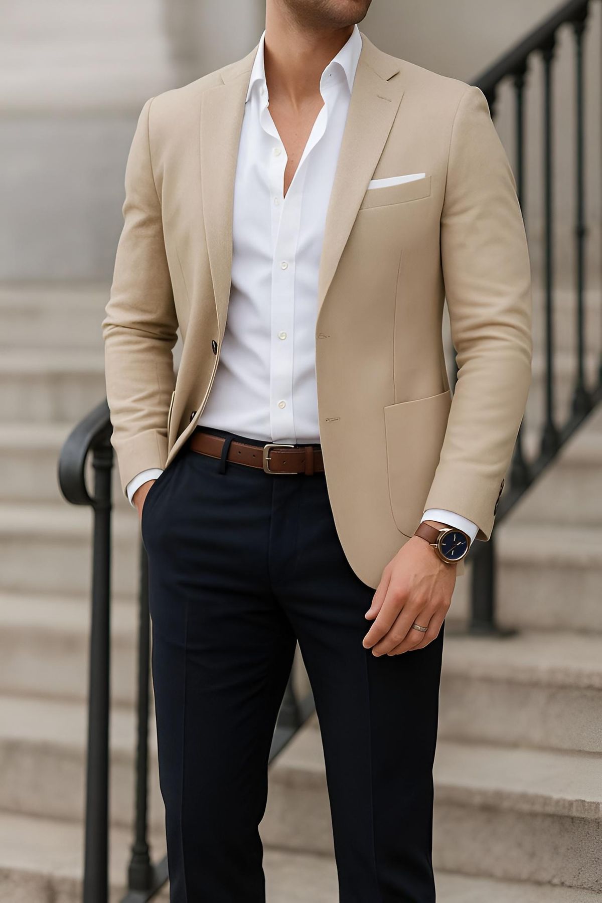 Men's Coat Blue