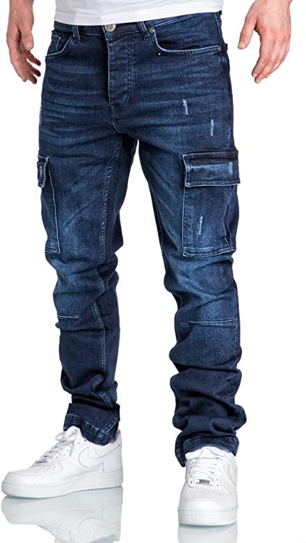 Denim Cargo Pants for Men