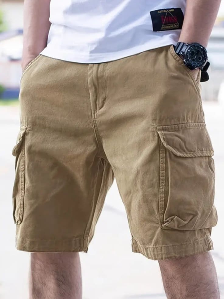 Denim Cargo Short Pants for Men