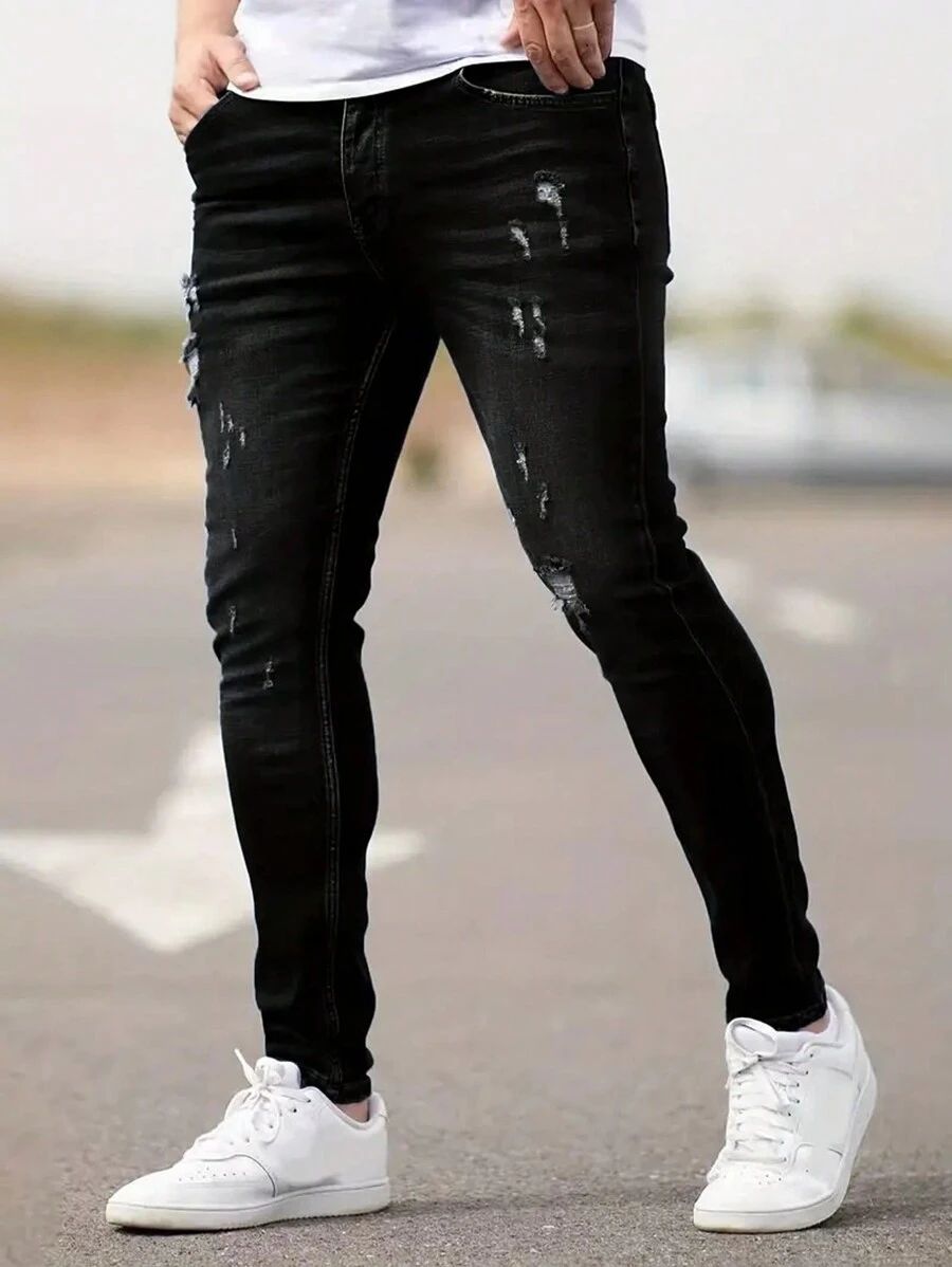 Denim Full-Long Pants for Men