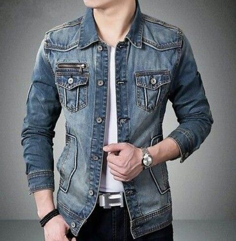 Denim Jacket Outfit for Men 1